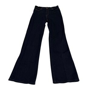 Levi's 512 Perfectly Slimming Boot Cut Flare Jeans Dark Wash Blue Denim Size 12